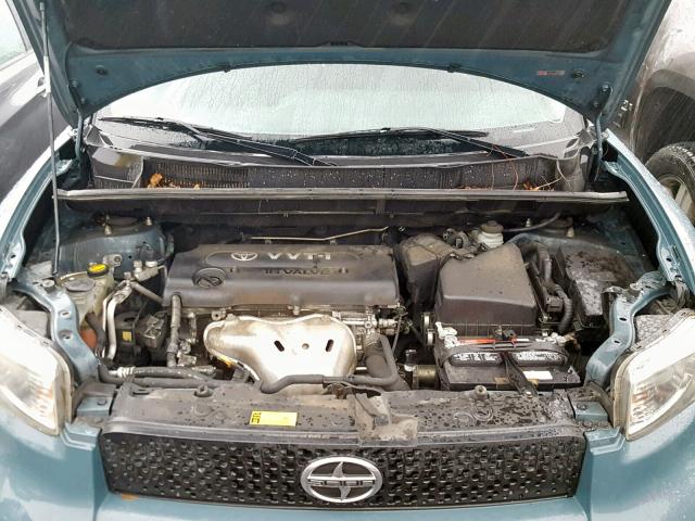 JTLKE50E281035698 - 2008 TOYOTA SCION XB Көк фото 7
