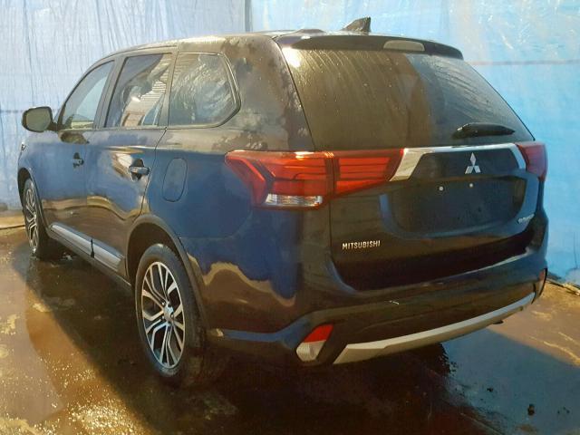 JA4AZ3A36JJ005214 - 2018 MITSUBISHI OUTLANDER BLUE photo 3