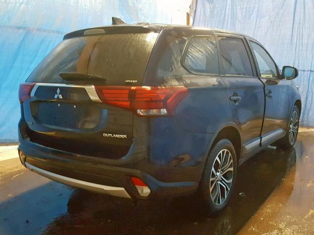 JA4AZ3A36JJ005214 - 2018 MITSUBISHI OUTLANDER BLUE photo 4