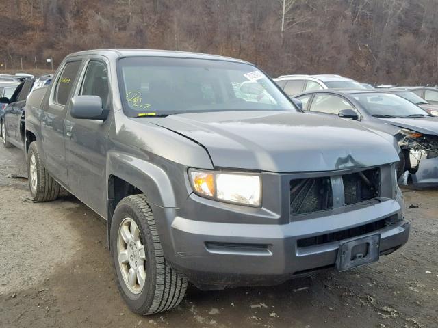 2HJYK164X7H519295 - 2007 HONDA RIDGELINE GRAY photo 1