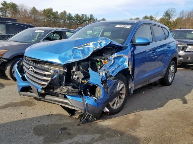 KM8J3CA44GU228743 - 2016 HYUNDAI TUCSON LIM BLUE photo 2