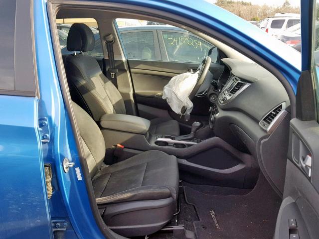 KM8J3CA44GU228743 - 2016 HYUNDAI TUCSON LIM BLUE photo 5