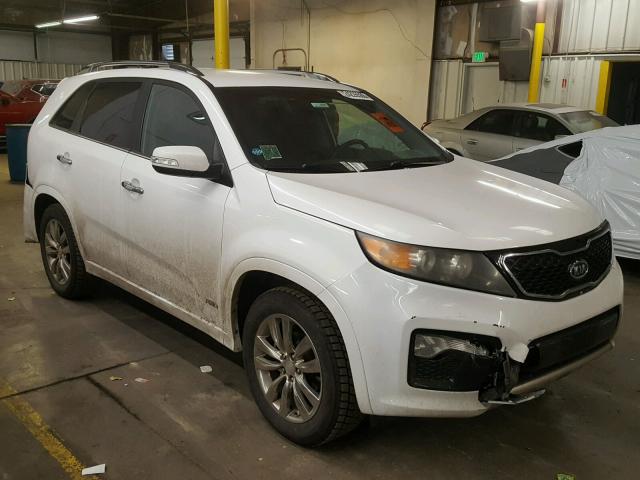 5XYKWDA24BG122629 - 2011 KIA SORENTO SX WHITE photo 1