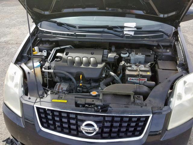 3N1AB61E39L683052 - 2009 NISSAN SENTRA 2.0 BLACK photo 7