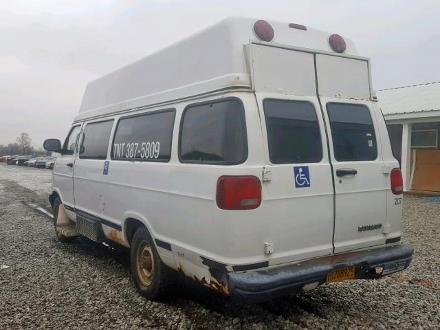 2B7LB31Z82K126520 - 2002 DODGE RAM VAN B3 WHITE photo 3