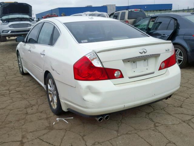 JNKAY01E27M311860 - 2007 INFINITI M35 BASE WHITE photo 3