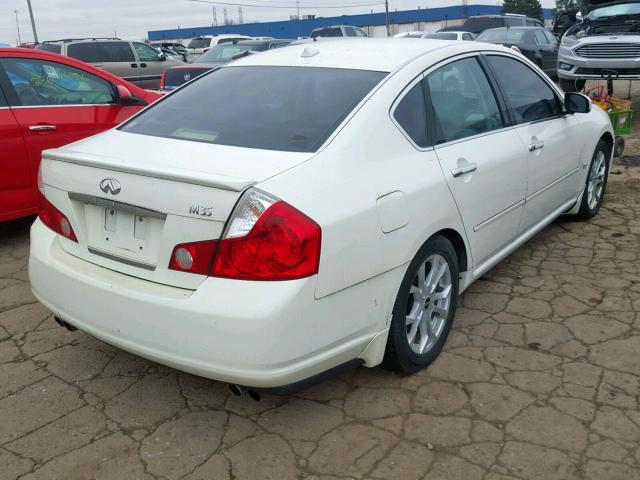 JNKAY01E27M311860 - 2007 INFINITI M35 BASE WHITE photo 4