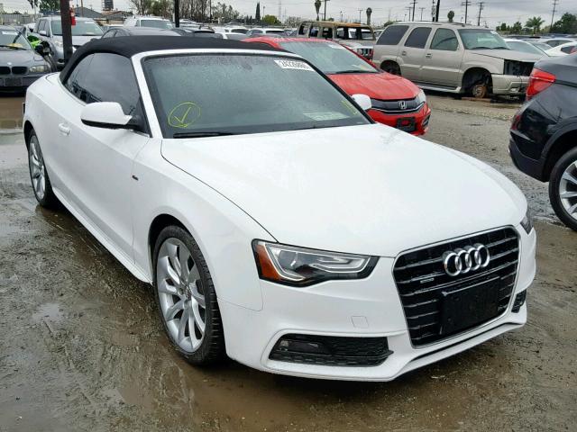 WAUMFAFHXFN013527 - 2015 AUDI A5 PREMIUM WHITE photo 1