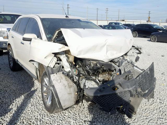 2LMDJ6JK2DBL05716 - 2013 LINCOLN MKX WHITE photo 1