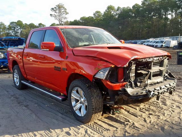 1C6RR7MT6GS259561 - 2016 RAM 1500 SPORT RED photo 1