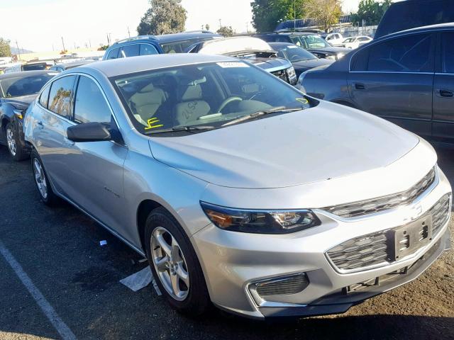 1G1ZB5ST2GF183374 - 2016 CHEVROLET MALIBU LS SILVER photo 1