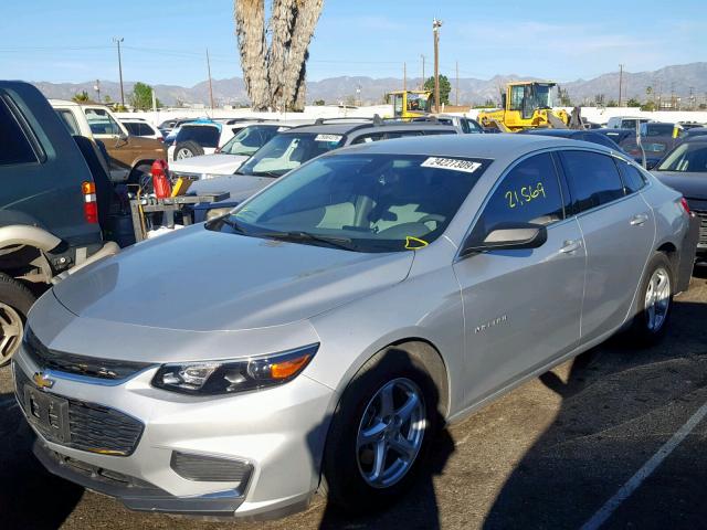 1G1ZB5ST2GF183374 - 2016 CHEVROLET MALIBU LS SILVER photo 2