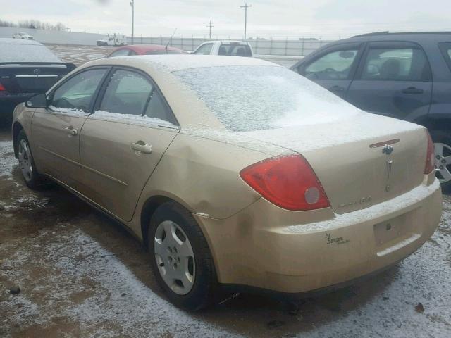 1G2ZF55B664157163 - 2006 PONTIAC G6 SE TAN photo 3