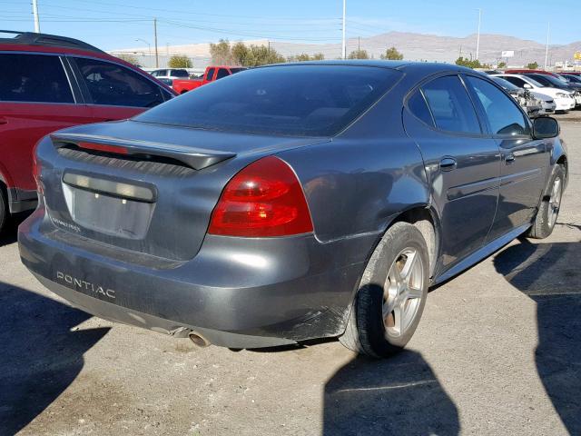 2G2WP522651197225 - 2005 PONTIAC GRAND PRIX GRAY photo 4
