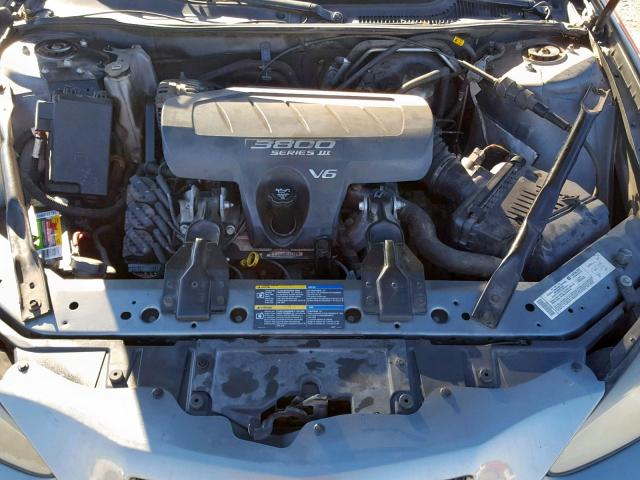 2G2WP522651197225 - 2005 PONTIAC GRAND PRIX GRAY photo 7