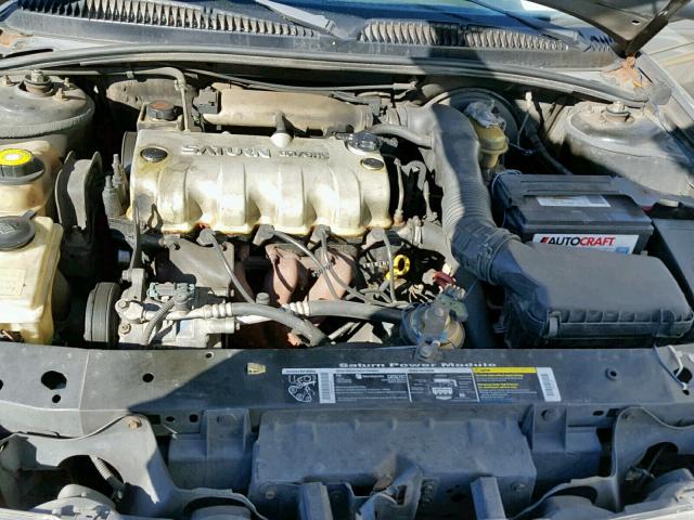 1G8ZH5285VZ391174 - 1997 SATURN SL1 GRAY photo 7