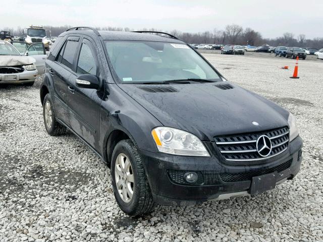 4JGBB86E07A229315 - 2007 MERCEDES-BENZ ML 350 BLACK photo 1