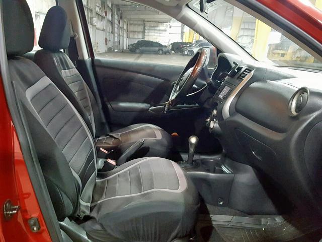 3N1CN7AP9DL894157 - 2013 NISSAN VERSA S BURGUNDY photo 5