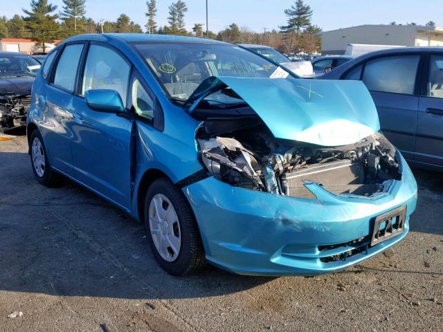 JHMGE8H34CC003241 - 2012 HONDA FIT BLUE photo 1