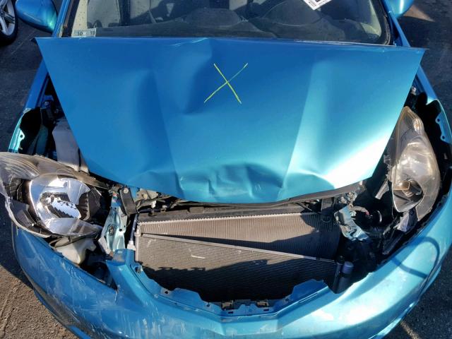 JHMGE8H34CC003241 - 2012 HONDA FIT BLUE photo 7