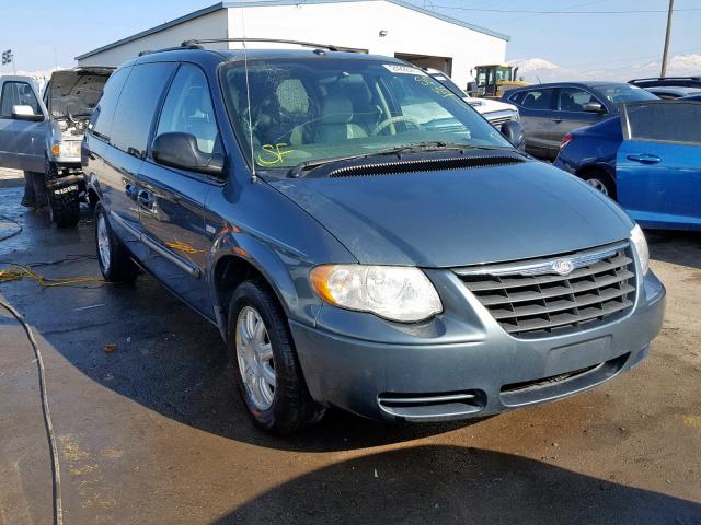 2A4GP54L97R184943 - 2007 CHRYSLER TOWN & COU BLUE photo 1