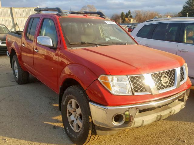 1N6AD07WX7C431809 - 2007 NISSAN FRONTIER C RED photo 1