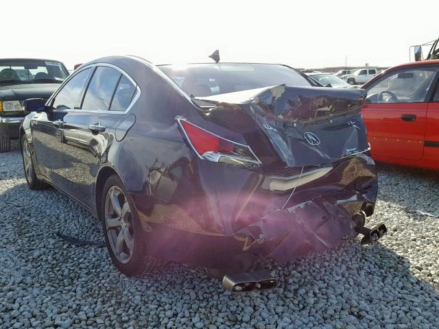 19UUA965X9A005639 - 2009 ACURA TL BURGUNDY photo 3