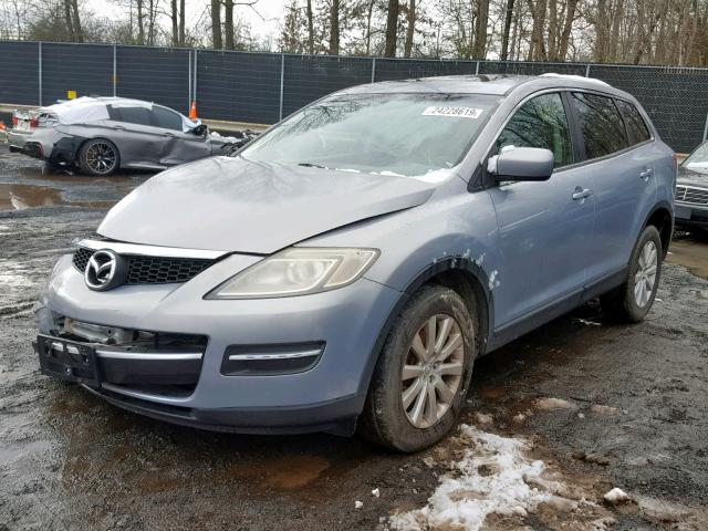 JM3TB38V480130441 - 2008 MAZDA CX-9 SILVER photo 2