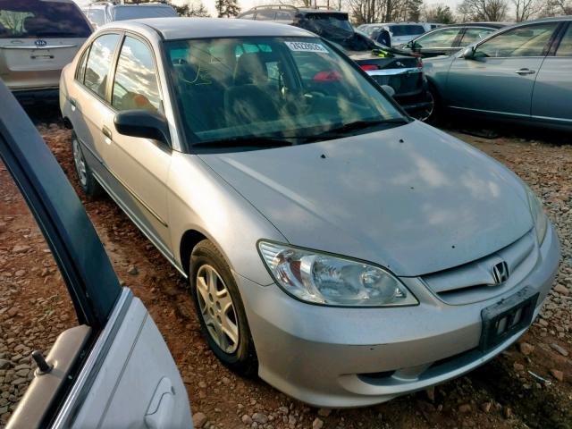 2HGES16364H626629 - 2004 HONDA CIVIC DX V SILVER photo 1