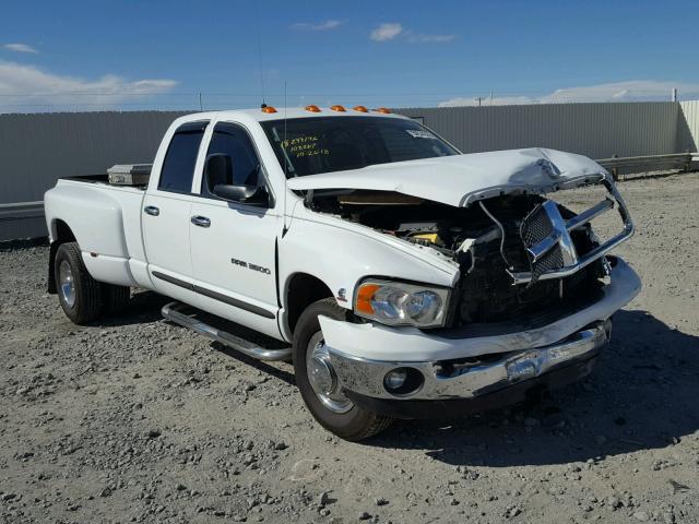 3D7MR48CX5G720296 - 2005 DODGE RAM 3500 S WHITE photo 1