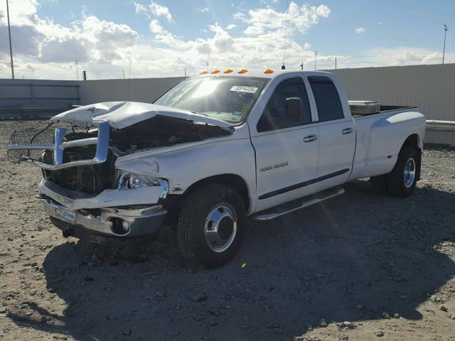 3D7MR48CX5G720296 - 2005 DODGE RAM 3500 S WHITE photo 2