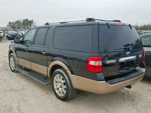 1FMJK1H56DEF30451 - 2013 FORD EXPEDITION BLACK photo 3
