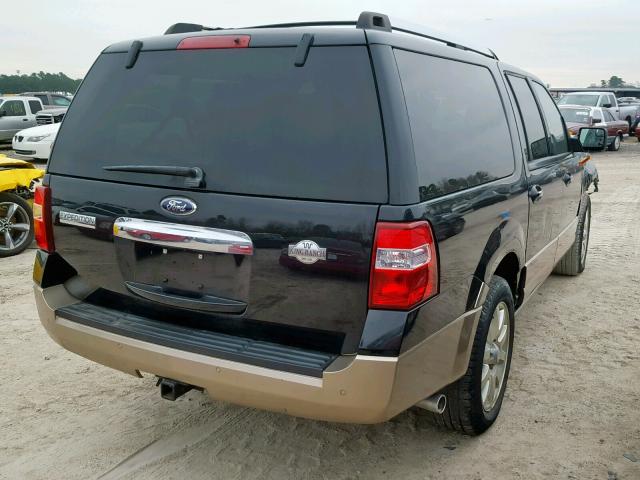 1FMJK1H56DEF30451 - 2013 FORD EXPEDITION BLACK photo 4