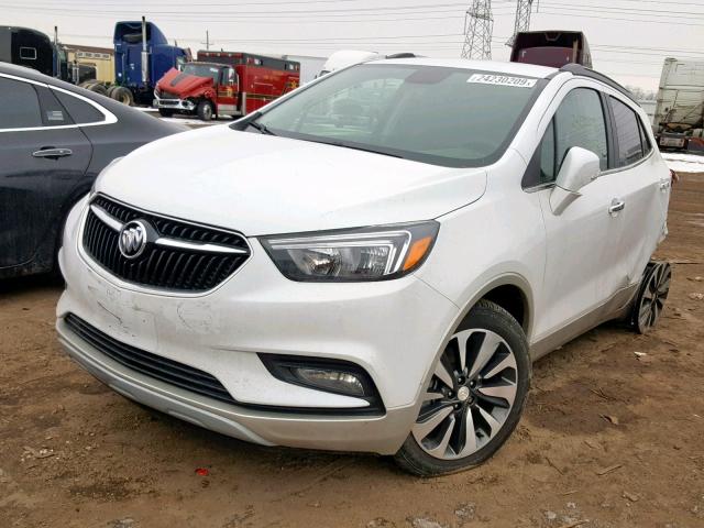 KL4CJFSB0HB094287 - 2017 BUICK ENCORE PRE WHITE photo 2