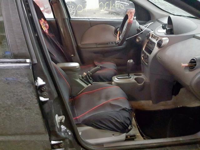 1G8AJ52F54Z218608 - 2004 SATURN ION LEVEL BLACK photo 5