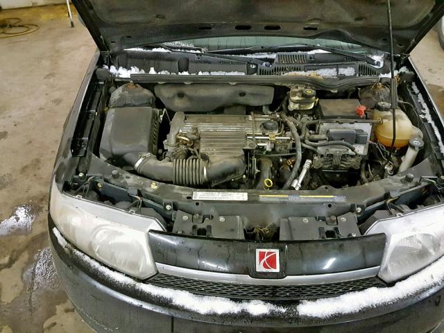 1G8AJ52F54Z218608 - 2004 SATURN ION LEVEL BLACK photo 7