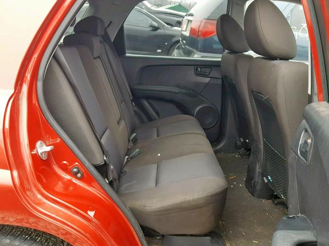 KNDKG3A48A7727998 - 2010 KIA SPORTAGE L RED photo 6