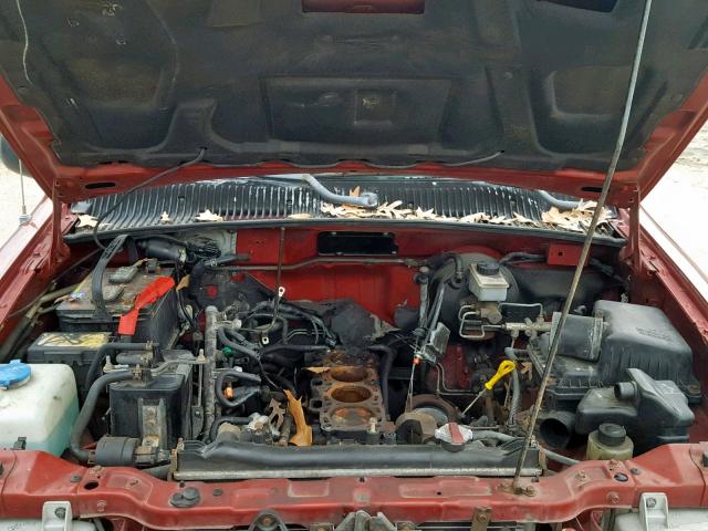 KNDJB723915691127 - 2001 KIA SPORTAGE RED photo 7