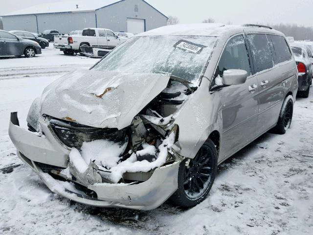 5FNRL38726B460644 - 2006 HONDA ODYSSEY EX SILVER photo 2