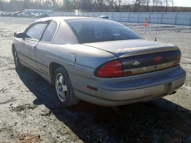 2G1WX12K1X9181046 - 1999 CHEVROLET MONTE CARL GRAY photo 3