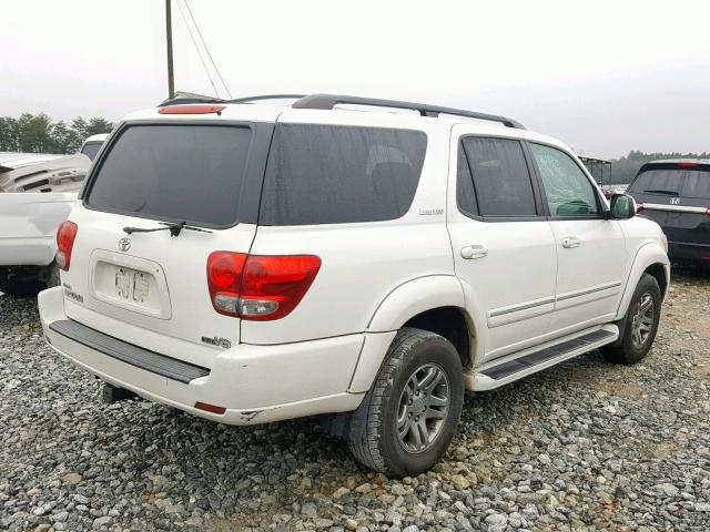 5TDZT38A85S262785 - 2005 TOYOTA SEQUOIA LI WHITE photo 4