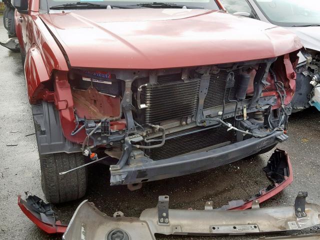 1N6AD07UX6C434545 - 2006 NISSAN FRONTIER C RED photo 9