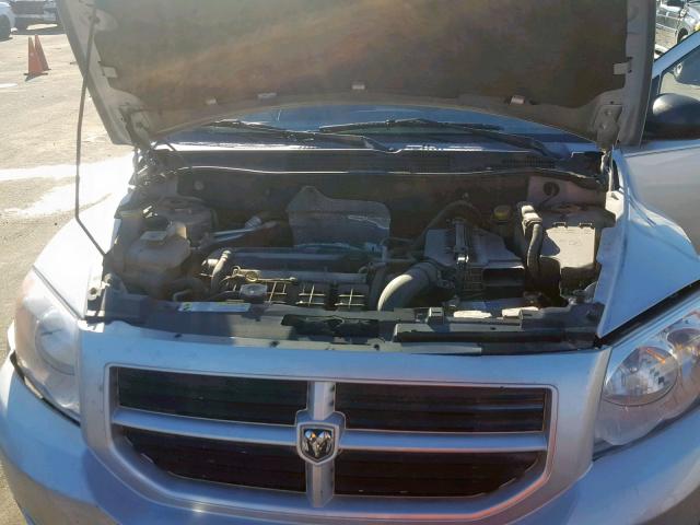 1B3HB28B37D288633 - 2007 DODGE CALIBER GRAY photo 7