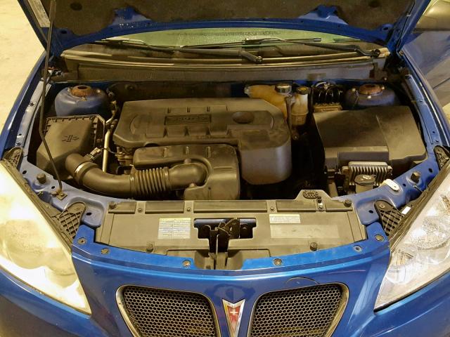 1G2ZF57B464282420 - 2006 PONTIAC G6 SE BLUE photo 7