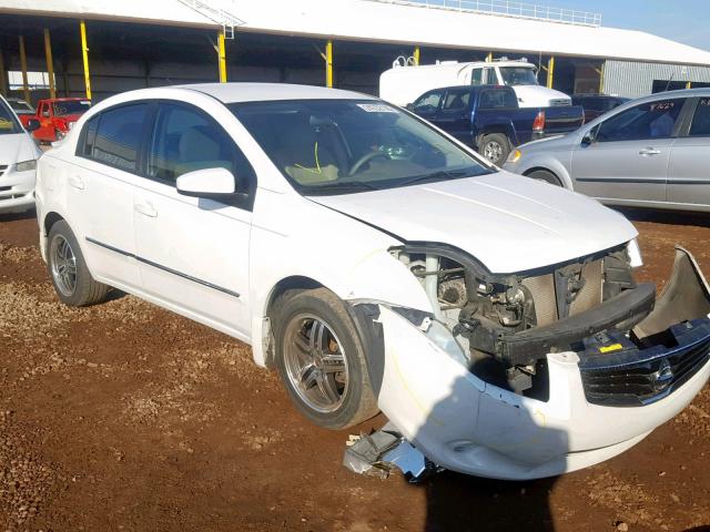 3N1AB6AP6CL784871 - 2012 NISSAN SENTRA 2.0 WHITE photo 1