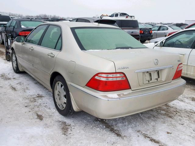 JH4KA96654C006501 - 2004 ACURA 3.5RL BEIGE photo 3