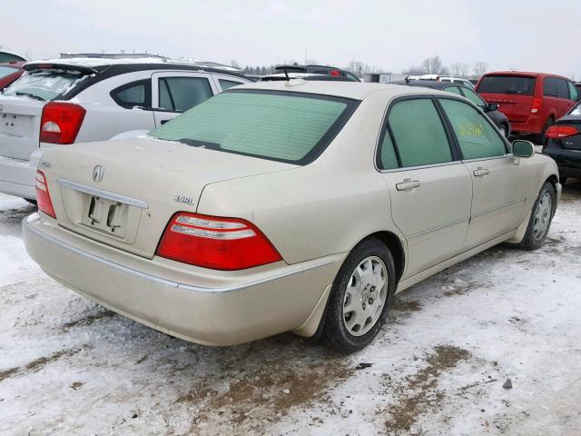 JH4KA96654C006501 - 2004 ACURA 3.5RL BEIGE photo 4