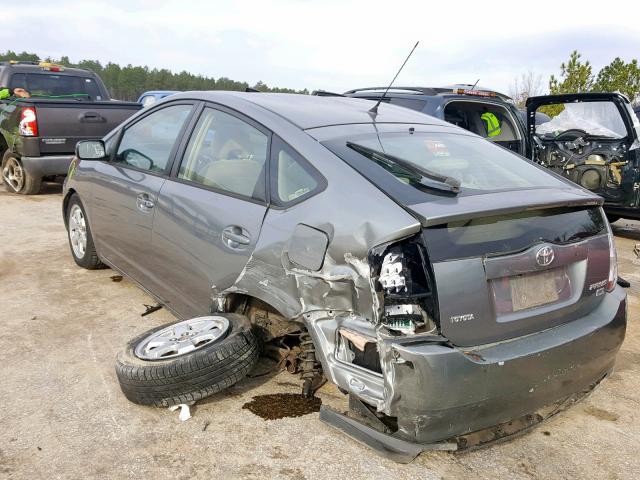 JTDKB22U253024806 - 2005 TOYOTA PRIUS GRAY photo 3