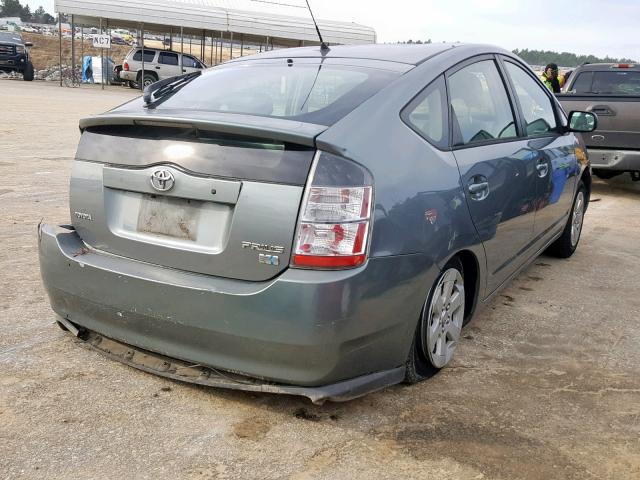 JTDKB22U253024806 - 2005 TOYOTA PRIUS GRAY photo 4