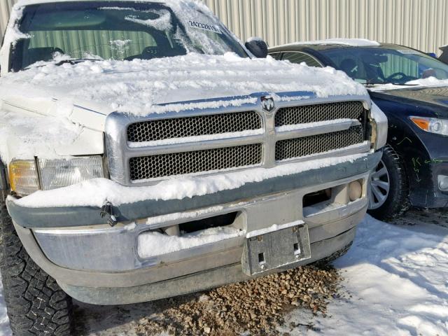 3B7KF226XWG169791 - 1998 DODGE RAM 2500 WHITE photo 9